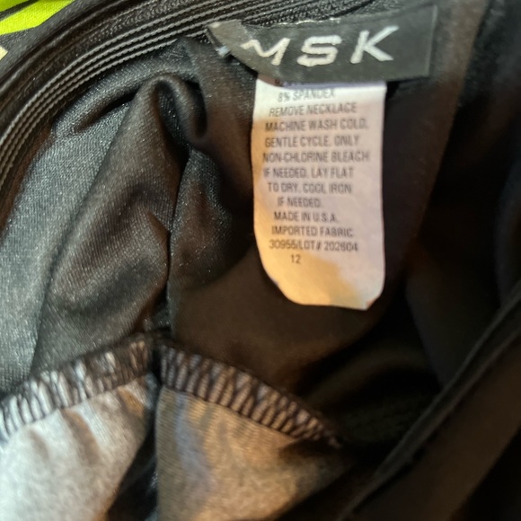 MSK strapless dress size Large colorful. Boho - Picture 4 of 5